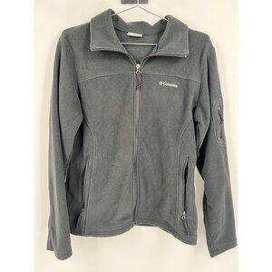 Women’s Columbia Fleece Zip Up Jacket Black Medium